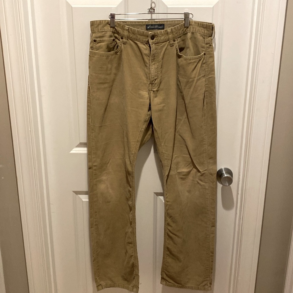 Eddie Bauer Men’s 36x34 Corduroy Tan Pants